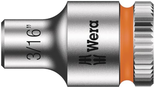 Wera 05003514001 8790 HMA Zyklop-Steckschlüsseleinsatz mit 1/4-Antrieb, 3/16 Zoll