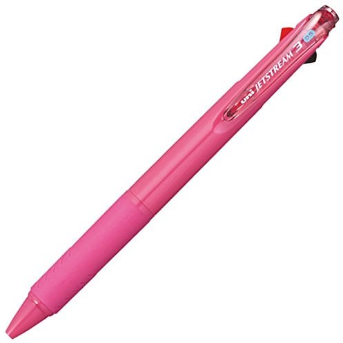 Uni Ballpoint Pen Jetstream 3 Color Black, Red, Blue Ink 0.5mm, Rose Pink (SXE340005.66)