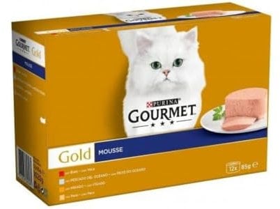 Gourmet - GOURMET GOLD Multipack Mousses Assortiments 4 Saveurs - 1.02 Kg