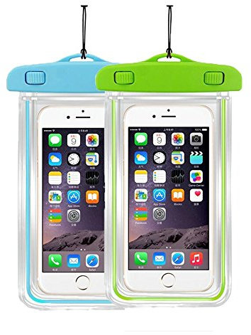waterproofsealcase [3 Pack] casehigh Shop kompatibel mit allen iPhone Modellen, Samsung, HTC, Sony, waterproof-5.8-blue+green, voyager kindle vtech action cam kidizoom vwtech