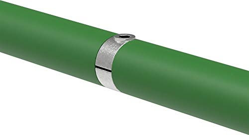 Fenau | Verlängerungs-Stück/Verbindungs-Stück, Innen-Rohrverbinder, Ø 33,7 mm, Temperguss galvanisiert, feuerverzinkt, inkl. Schrauben