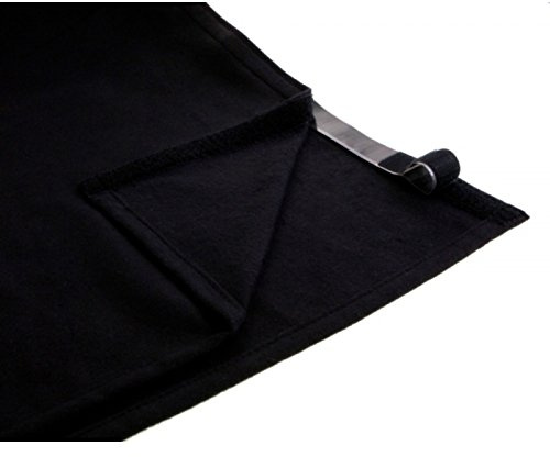 LightmaXX Podestverkleidung, Schwarz, 5m x 0,6m, Inklusive Klettband, B1 Zertifiziert