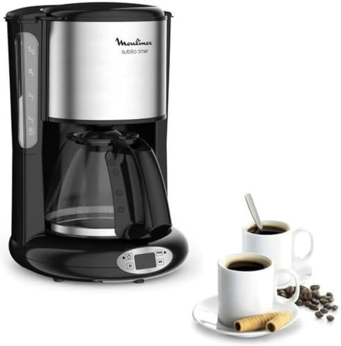 Tefal - cm461811 - Cafetière programmable 15 tasses 1000w noir/inox maison