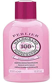 Perlier, Bad Granatapfelcreme - Tonisierend - Körperbehandlung - Bio-Granatapfel - Flasche mit 3.000 ml