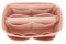 LEXSION Organiseur de sac à main en feutre avec fermeture éclair pour sac fourre-tout Speedy Neverful PM MM, 1-Rose, M