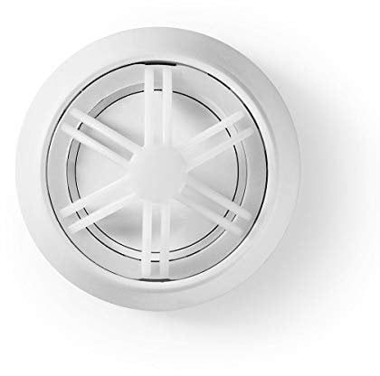 Nedis Wärmealarm, Wärmemelder, kompaktes Design, 10 Jahre, Weiß