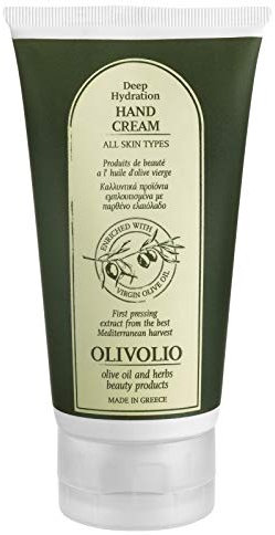 OLIVOLIO Handcreme mit 87 % natürlichen Inhaltsstoffen und mit 100% Bio Olivenöl !