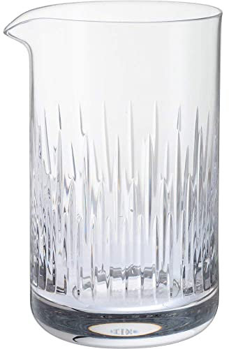 Dartington Crystal Limelight Mitre Jug, Single | Limelight Mitre Jug | 146mm | 60cl | A Striking Vertical Cut Design Wraps Around Contemporary Style Cocktail jug | Gift for Family or Friends