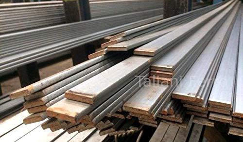 Barra di piatto in ferro grezzo. Lunghezza 3 metri circa. Taliani Ferro (Sezione 40x8mm)