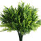 BELLE VOUS Plantas de Plastico Verdes (Pack de 6) Plantas Artificiales Decorativas para Interior/Exterior Colgantes - Follaje Hojas Verdes Artificiales, Hogar, Jardín, Cesta Colgante, Bodas, Oficina