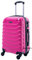 R.Leone Valigia Trolley Bagaglio a mano 55x40x20cm Rigido Ultraleggero in ABS 4 Ruote Autonome 3N (2026 55X40X20cm, Fucsia)
