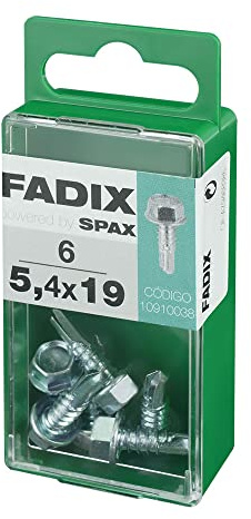 Box S, 6 Einheiten, Sechskant-Schrauben, 5,4 x 19 mm
