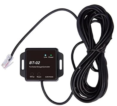 SolaMr BT-02 Controller mit RS485 Kommunikationsfunktion Solar Controller Mobile APP Wireless Monitoring Control Funktion Bluetooth Adapter für Esmart4 and NS/RS Series MPPT Solarladeregler