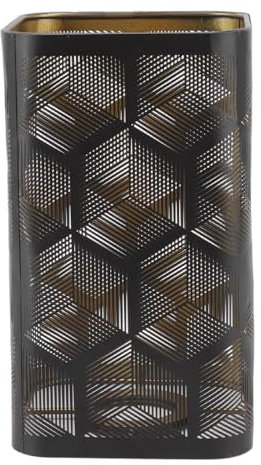 Lampenschirm aus Metall, quadratische Lampenschirme, moderner Lampenschirm für Tischlampe und Stehleuchte, 4,5 x 4,5 x 7,9 Zoll