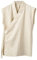 Aoleaky Vêtement Traditionnel Chinois Hanfu Gilet Hommes Lin Coton Haut sans Manches Hommes Tang Costume Kimono Cardigan Hommes Haut Fendu Khaki XXL