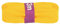 Schrägband 3m x 20mm Baumwolle gefalzt 60 Farben Einfassband Saumband, Farbe:645 mango