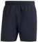 adidas Uomo Solid CLX Short-Length Swim Shorts, Black/Lucid Lemon, XS