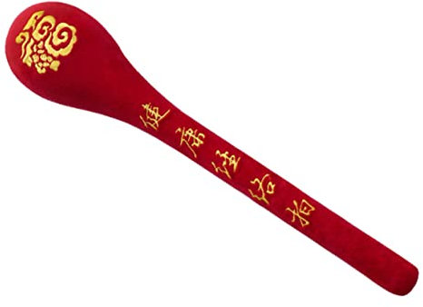 Cabilock Meridian Geschossen Handgehaltenes Hammer-massagegerät Massagekugel Hammer Manueller Massagehammer Meridian-zifferblatt-akupressur Akupunkturstab Klopfer Handlich Flanell Fitness