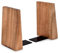 EDHAS Buchstützen aus Akazienholz, Weltraumbücher für Kinder, Präsentationsorganizer, Büro, Bücherregal, Dekoration, 10,16 x 10,16 x 15,24 cm, 2 Stück