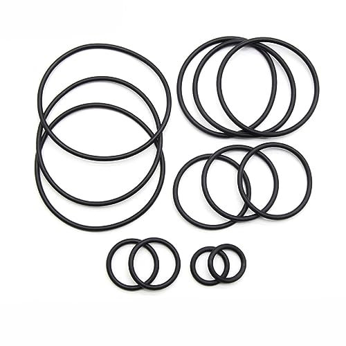 10/50 Stück NBR-O-Ring-Dichtung CS 2 mm Außendurchmesser 5 mm ~ 150 mm Nitril-Butadien-Gummi-Abstandshalter Ölwiderstandsscheibe runde Form schwarz-Außendurchmesser 15 mm Innendurchmesser 11 mm, 50 S