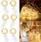 ILantule Lot de 6 Guirlandes Lumineuses à Piles,2m 20 LEDs Guirlandes Lumineuses LED,Mini Led Intérieur Decoration pour Chambre Noël bouteille(Blanc Chaud)