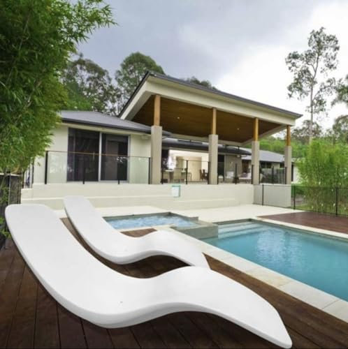 IMPERIAL BAGNO CHAISE LONGUE IN VETRORESINA DA ESTERNO IN DUE MODELLI SDRAIO PER BORDO PISCINA E GIARDINO CH01 (Mod n.2-178x71)