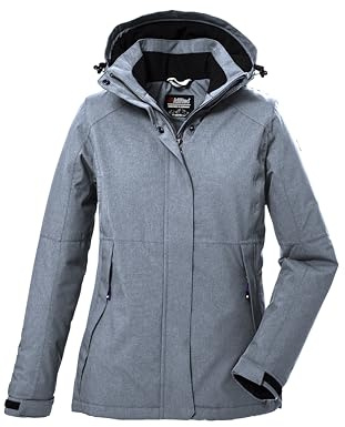 Killtec Damen Kow 37 Wmn Jckt Funktionsjacke/Outdoorjacke mit abzippbarer Kapuze (1er Pack)
