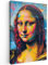 MuchoWow© Wandbilder 40x60 cm Schlafzimmer Home Deko Wohnung Bild Wohnzimmer Fotoleinwand Wand Bilder Leinwand Wall Decor Graffiti - Mona Lisa - Street Art