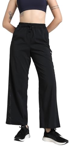 PUMA Unisex LACE Woven Pant Webhose, PUMA Black, XS