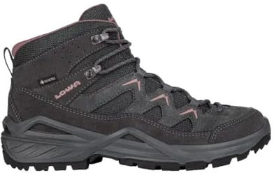 LOWA Stiefel mittel SIRKOS EVO GTX MID Ws graphit/altrosa, 37.5