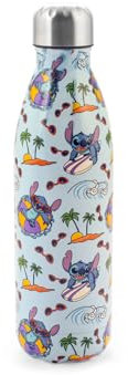 Home-Stitch Splash, Bottiglia termica, in acciaio inox 18/10, personaggio Stitch, lt 0,5, ermetica, zero condensa, senza BPA