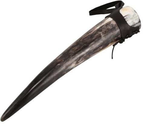 Toyvian Horn Wine Set Horn Cup Coffee Drinking Horn Viking Horn Trumpet Horn Mug Drinking Mug for Decor Decorative Drinking Mug Drinking Horns Horn Decor for Drinking Wine Leather