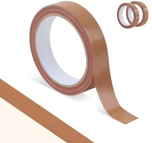 ztowoto 2 Rolle Panzertape PVC, Premium Panzerband, Heavy Duty Gewebeklebeband Wasserfest, Gaffa Tape FüR Den Innen- / AußEnbereich (W: 2cm L: 100cm)