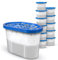 Deumidificatore Casa Muffa – Set 12 Vaschette Assorbi Umidità Ambienti 500ml | Antimuffa con Cristalli Idrofili | Raccoglie Umidità in Cucina, Bagno, Armadi | Deumidificatore Portatile Neutro