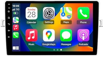 Android 13 2 DIN Pantalla Táctil Radio 9 Coche Pantalla para Toyota Corolla Verso 2009-2018 con Enlace Espejo/Navegación GPS/Radio FM/BT/Mandos Volante/Reproductor Multimedia(8G+256G)