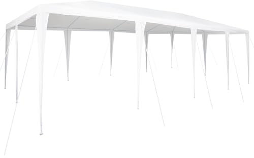 vidaXL Tente de fête Blanche 8x4 m PE