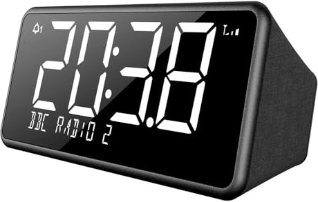 Bush Oxford DAB+/FM Clock Radio - Black
