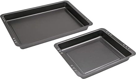 Backblech-Set Auflaufformen-Set 2 in1 CHG Made in Germany, 42,0 x 29,0 x 4 cm und 29,0 x 23,0 x 4,0 cm