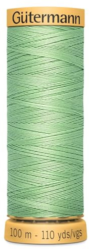 Gutermann Natural Cotton 100m Quilting Sewing Machine Sewing Thread Green - 7880