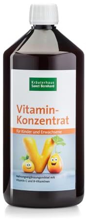 Sanct Bernhard Vitaminkonzentrat für Kinder und Erwachsene mit Vitamin C, B, Folsäure, Biotin, Niacin, Pantothensäure