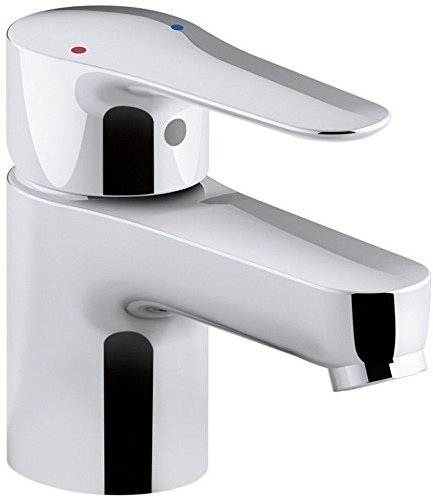 KOHLER K-16027-4-CP - Grifo para lavabo de baño (mango único, cromo pulido)