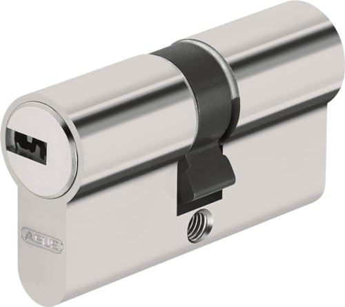 ABUS Türzylinder D6N - Schließzylinder für Wohnungstüren, vernickelt, 35x65 mm - 33462