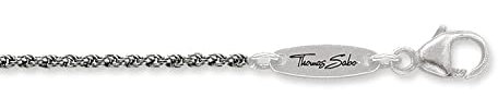 THOMAS SABO Kordelkette 925 Sterling Silber KE1348-637-12-L45