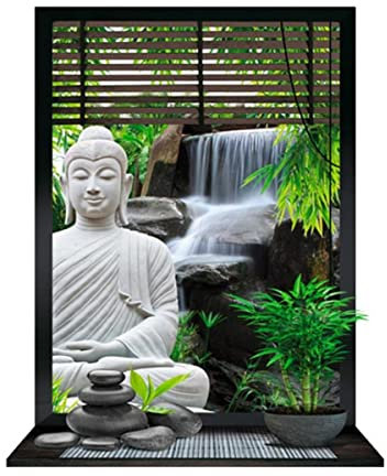 Sticker Mural Zen Trompe l il