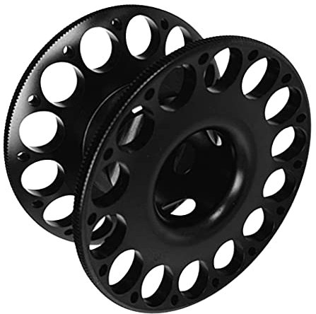 Aluminium Finger Reel Tauchen Fingerspule, Schwarz