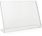 DIN A3 Werbeaufsteller/L-Ständer/L-Aufsteller im Querformat/Tischaufsteller aus original PLEXIGLAS®