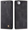 QLTYPRI Case for iPhone 6 Plus 6S Plus, Vintage PU Leather Wallet Case with Card Slot, Kickstand, Magnetic Closure, Shockproof Flip Folio Case Cover - Black