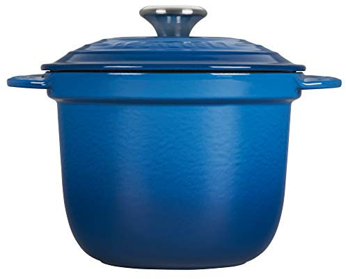Le Creuset Pot à riz en fonte émaillée avec couvercle et insert en grès - 2,2 l