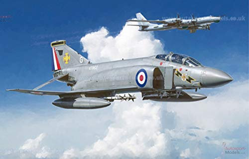 Italeri 510001434 1:72 Mc Donnell-Douglas Phantom FG.1 Model Building Kit, Standing Model Building, Crafts, Hobby, Gluing, Plastic Kit, Detailed Unpainted