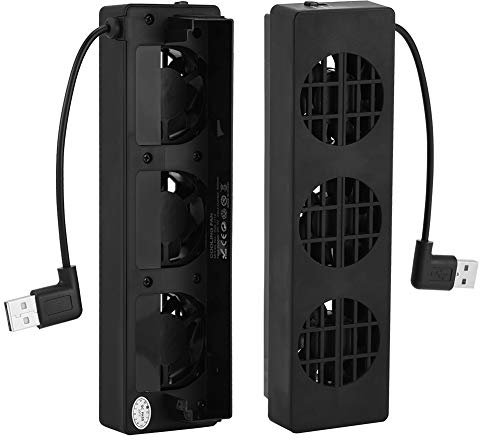 143 Cooling Fan, Cooler Fan with 3 cooling fans inside Base Stand Dock Cooler Holder Bracket USB Cooling Fan, for Nintendo Switch NS Console